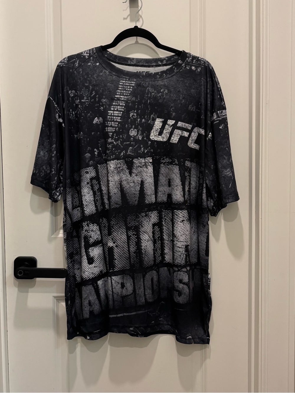 2/$24 đ„đ UFC Black/White Sublimated Graphic T-Shirt | Size 2X | 4466